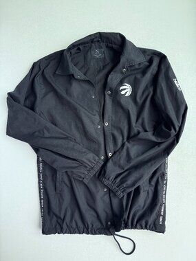 Peace Collective Coaches Jacket Cotton Blend Raptors Black M